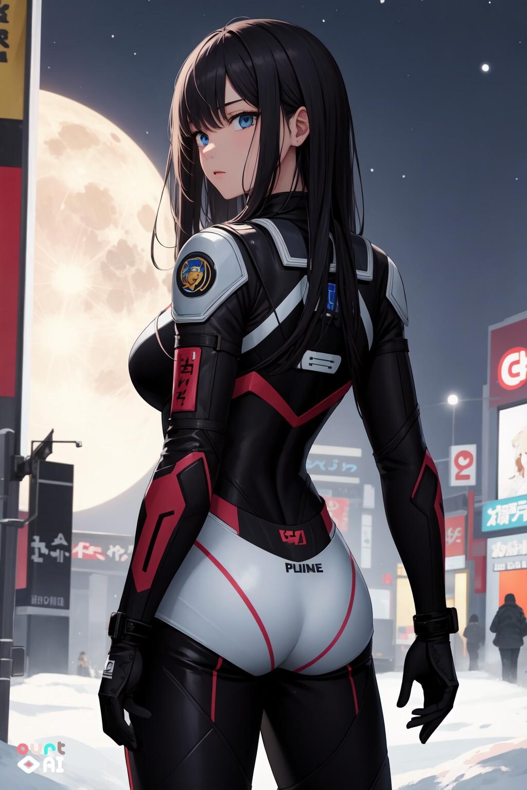 パイロットスーツの葵さん