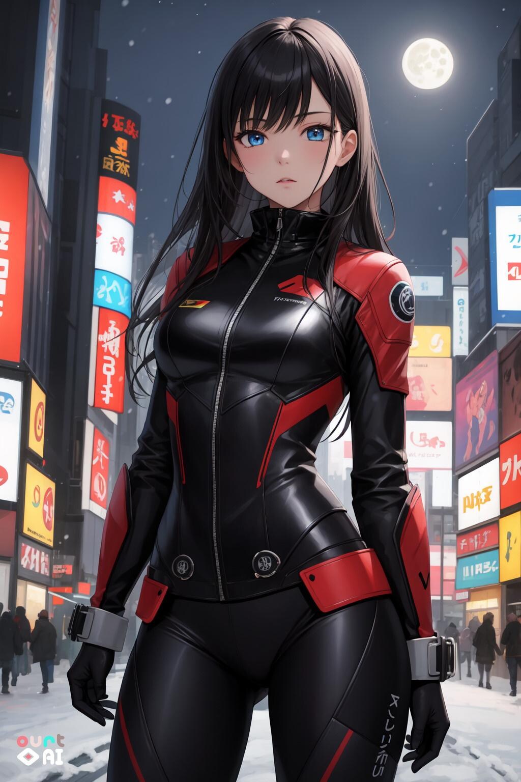 パイロットスーツの葵さん
