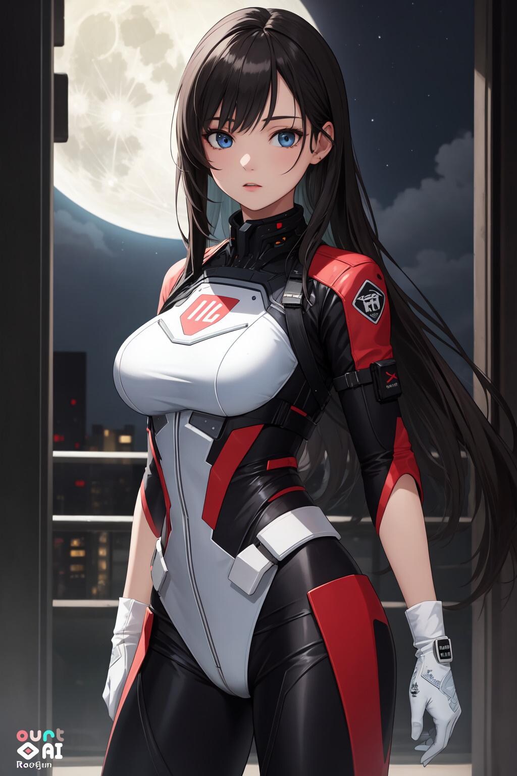パイロットスーツの葵さん