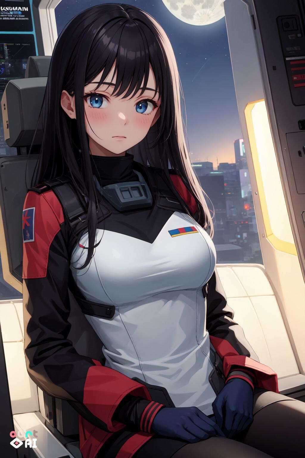 パイロットスーツの葵さん