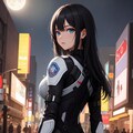 パイロットスーツの葵さん 2枚目