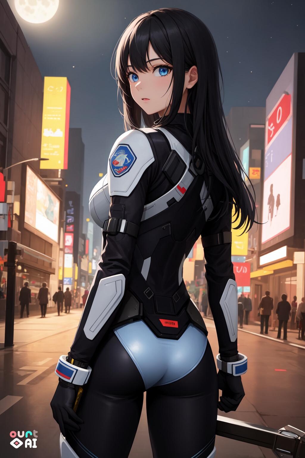 パイロットスーツの葵さん