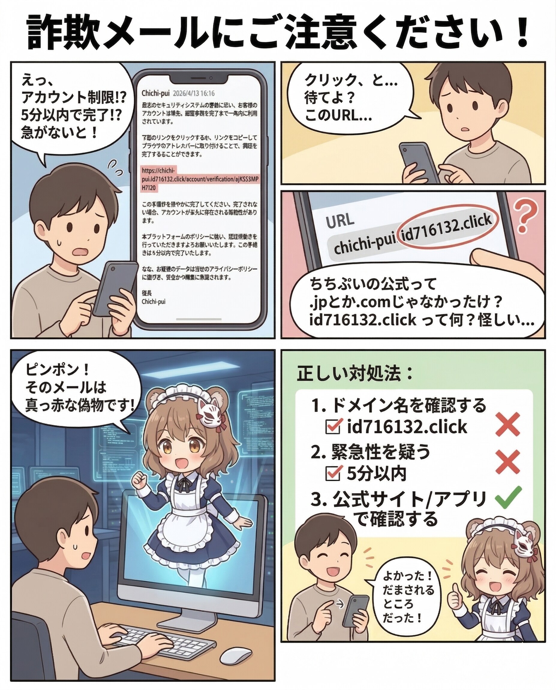 【注意喚起】偽運営の見分け方 | の人気AIイラスト・グラビア