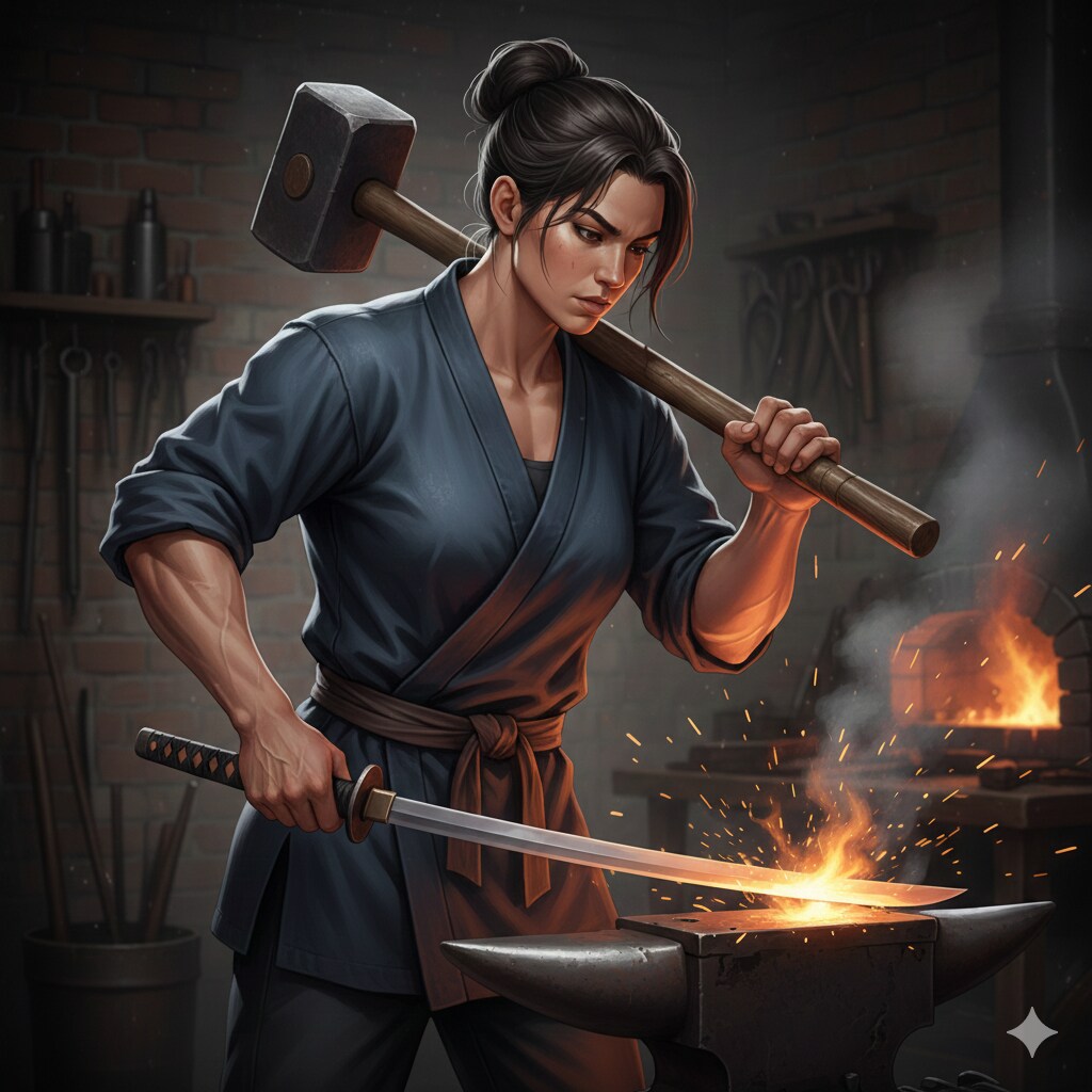 刀鍛冶 | の人気AIイラスト・グラビア