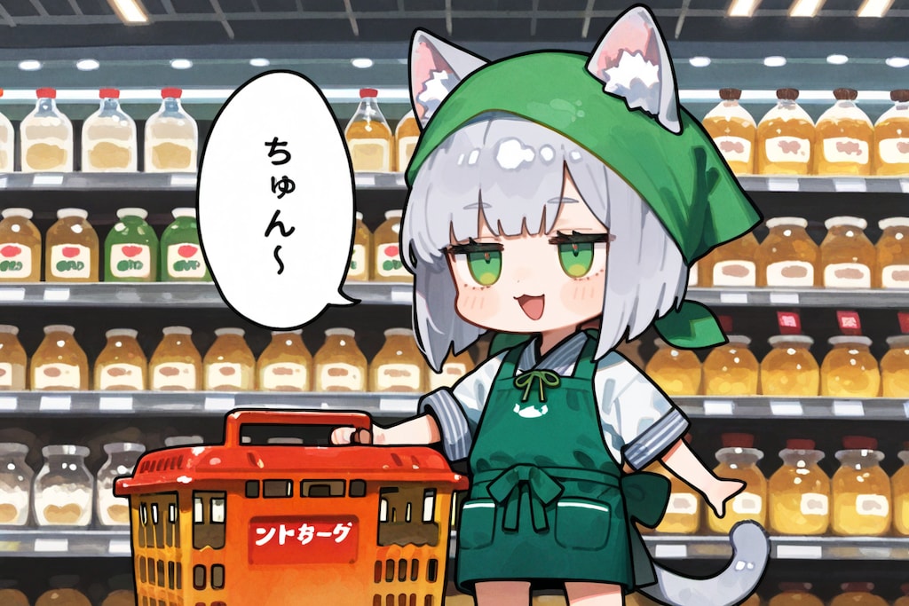 プリンを品出し