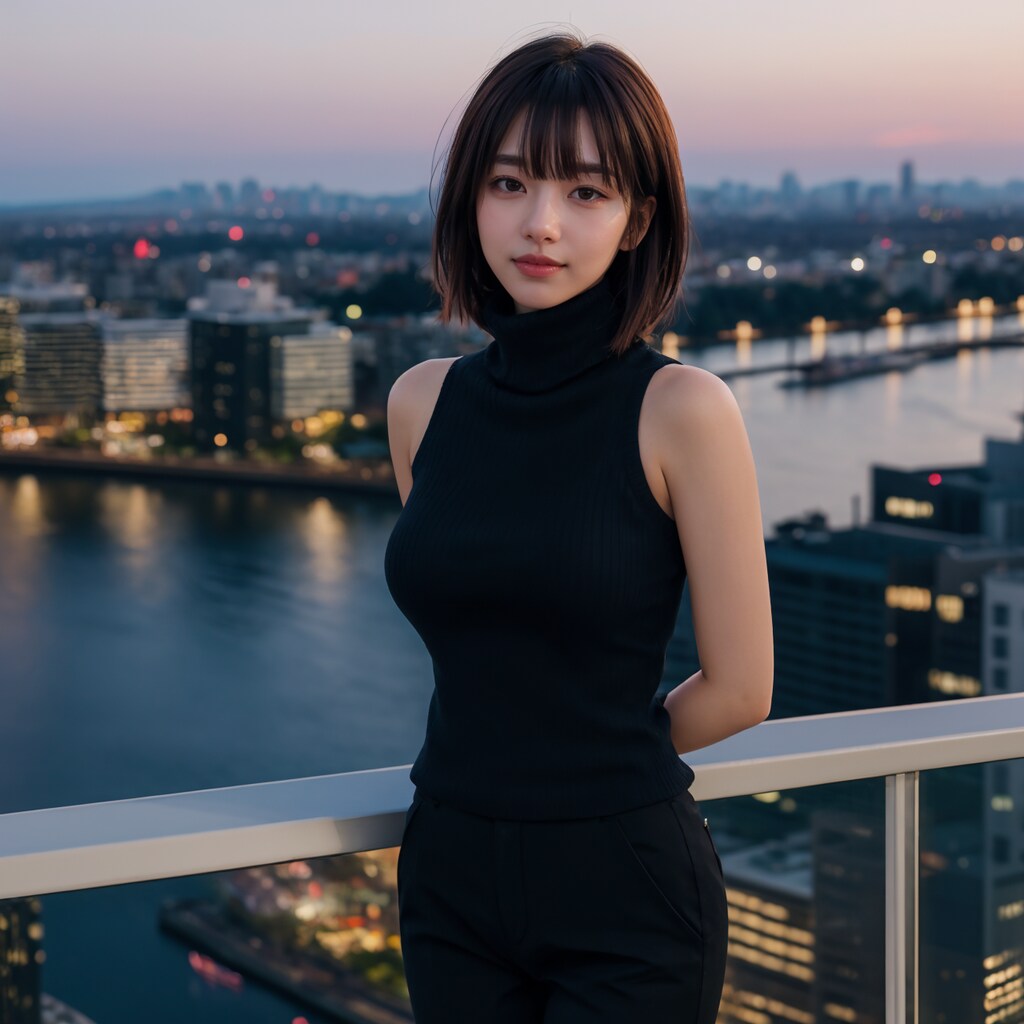 ノースリーブタートルネックニットちゃん 5/10