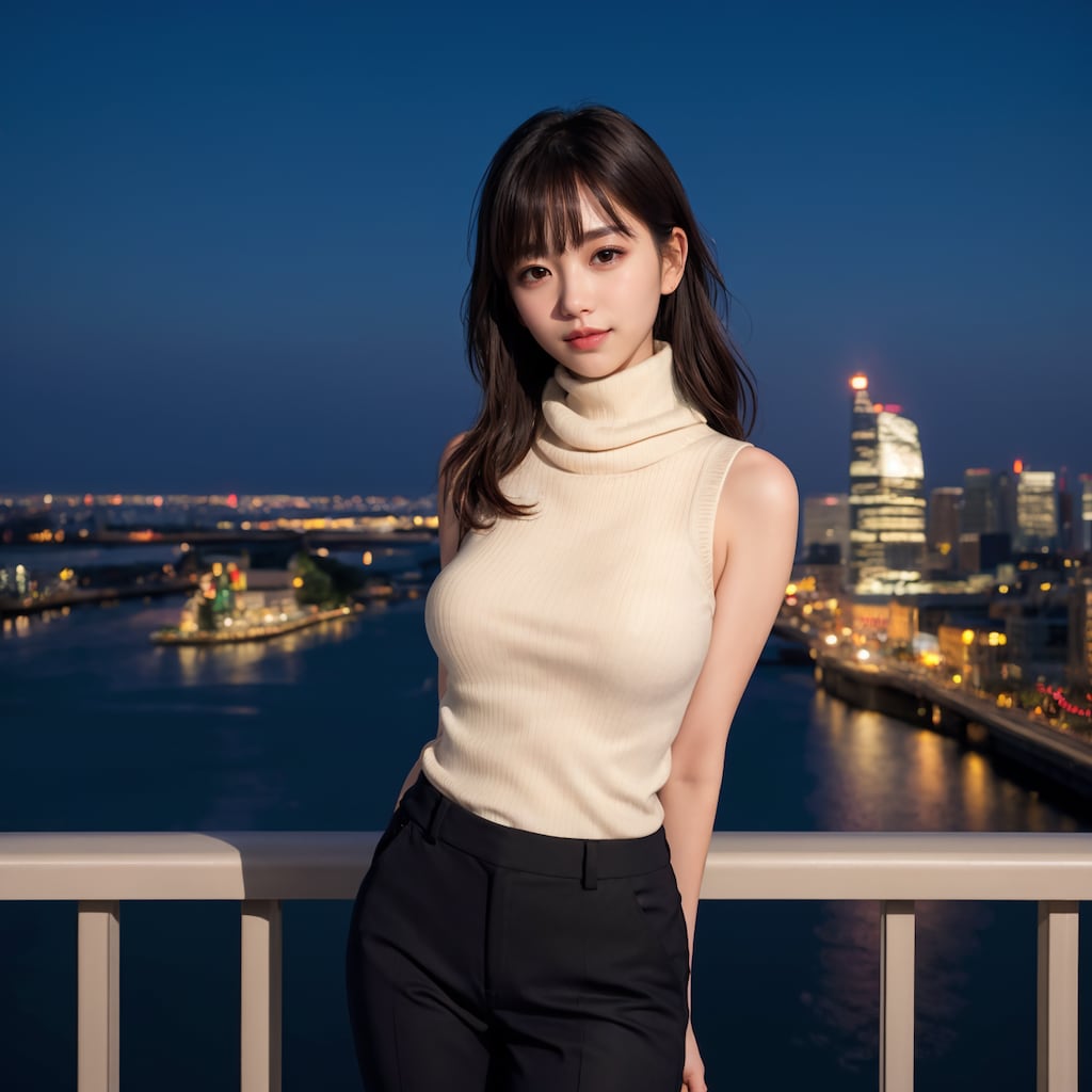 ノースリーブタートルネックニットちゃん 5/10