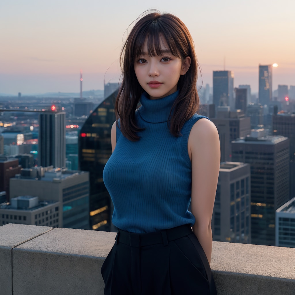 ノースリーブタートルネックニットちゃん 5/10