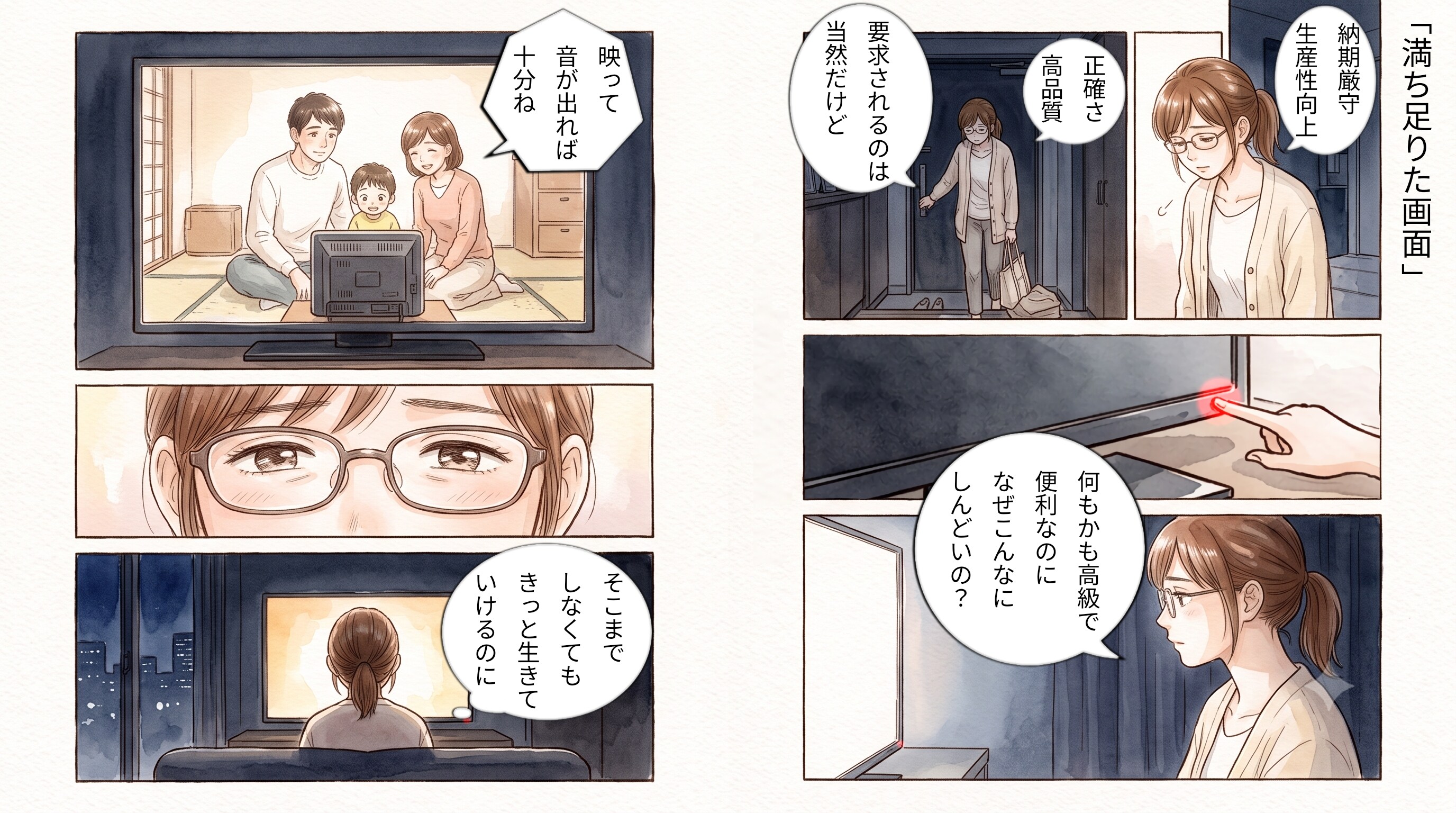 満ち足りた画面　★AI併用作品★