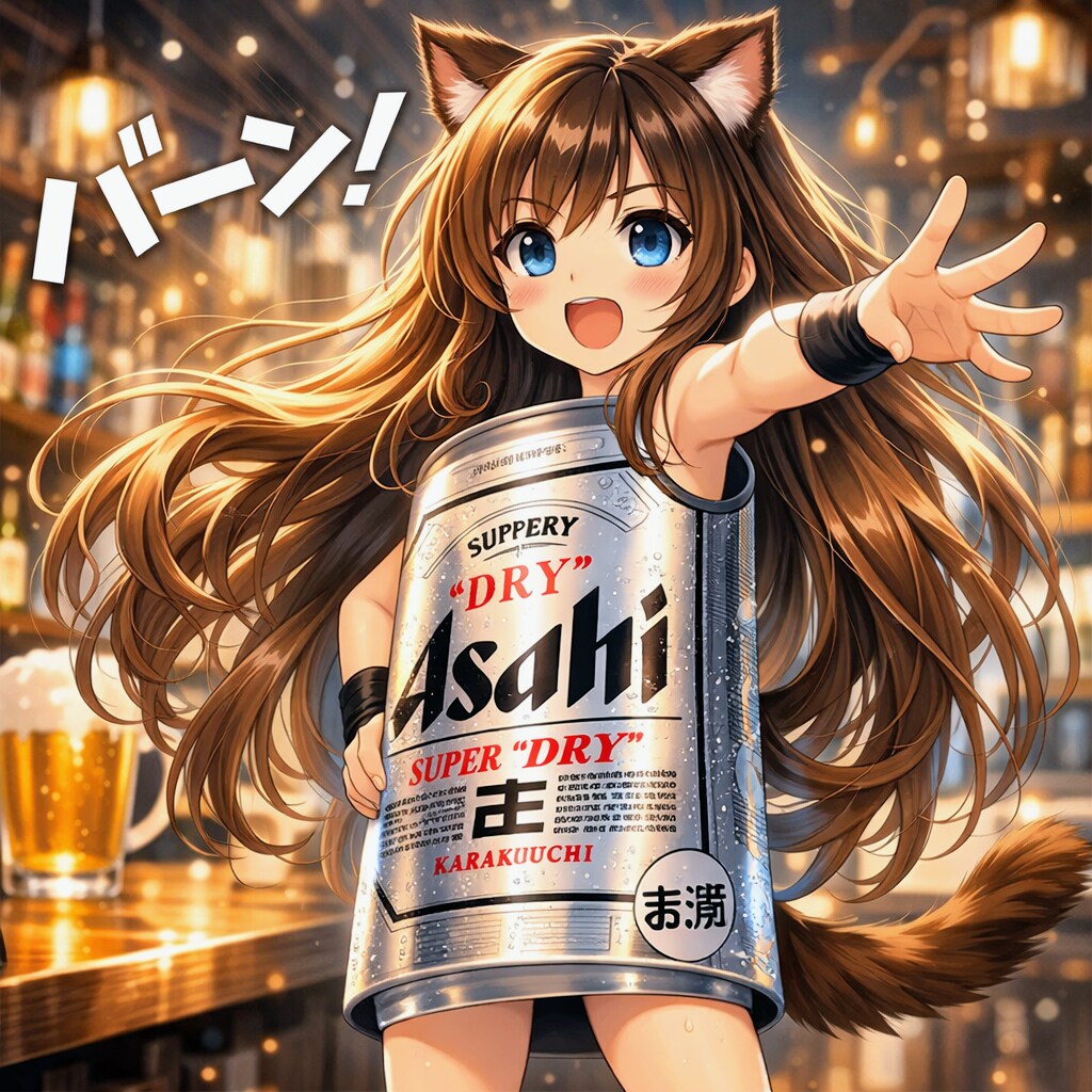 半ビール人の小さな女の子 | の人気AIイラスト・グラビア