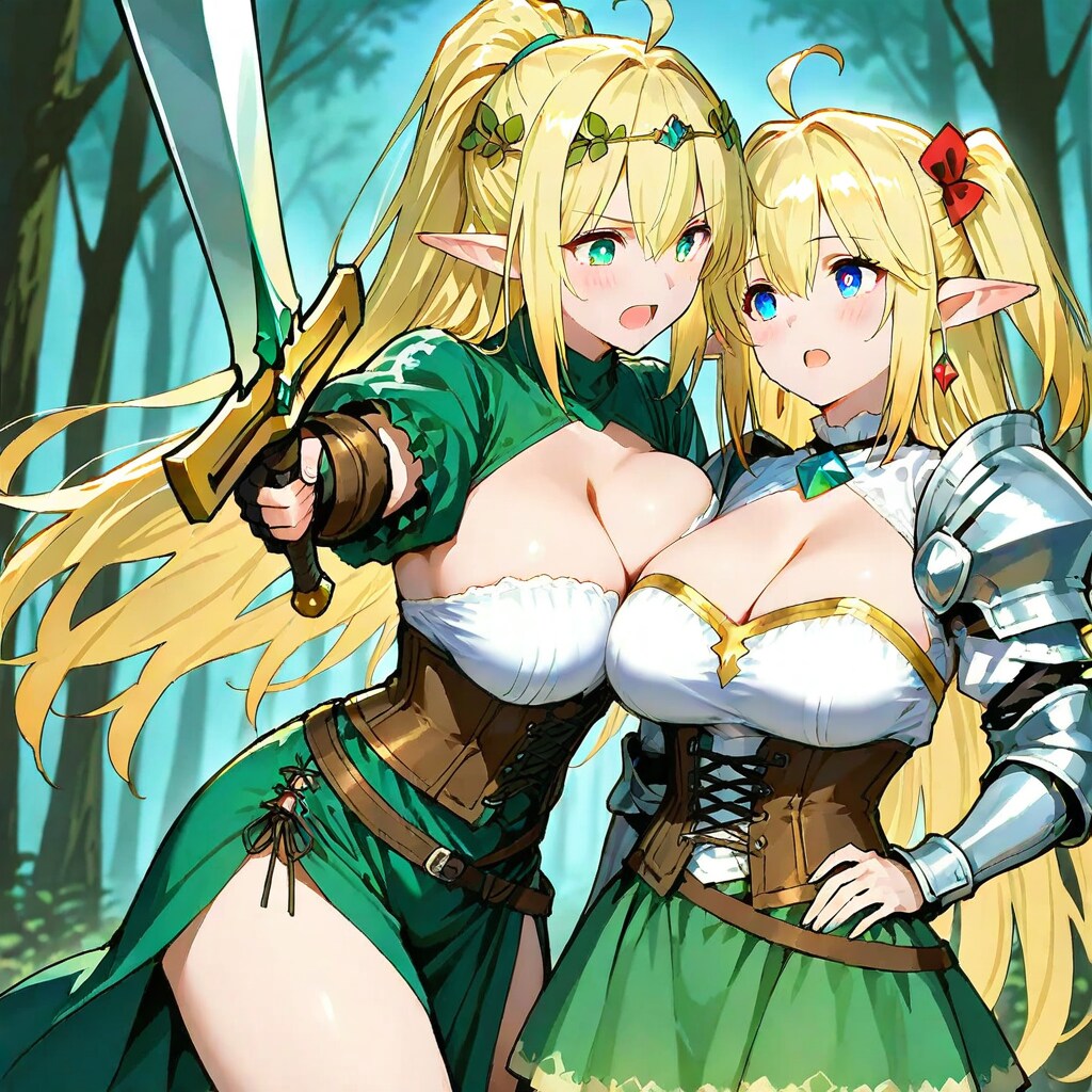 森のエルフの騎士姫