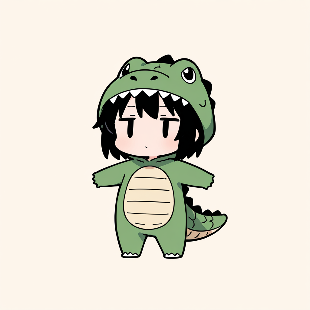 着ぐるみ着せ替え（ワニ）