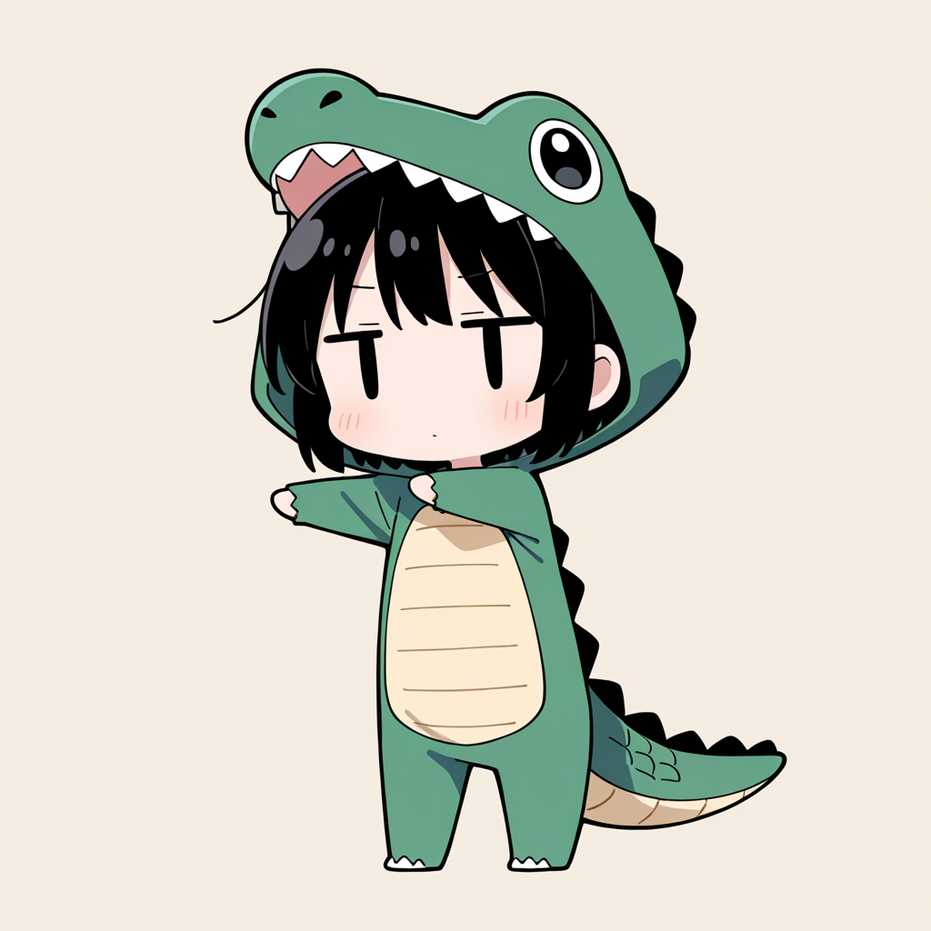 着ぐるみ着せ替え（ワニ）