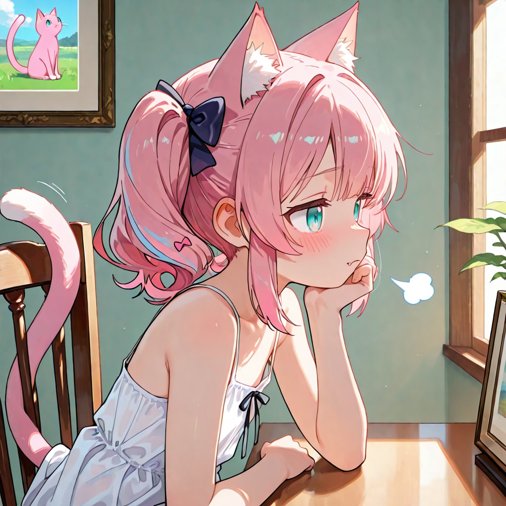 今日の猫耳ピンクちゃん