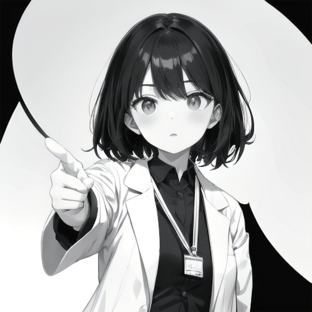 モノクロ女医ガール