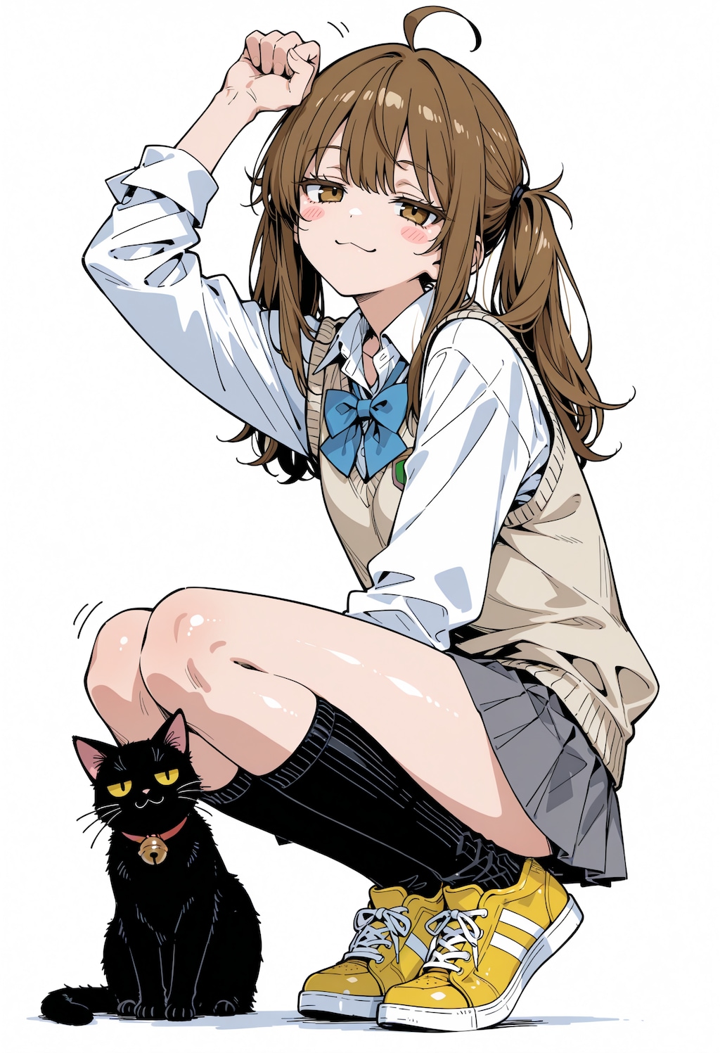 ジト目猫