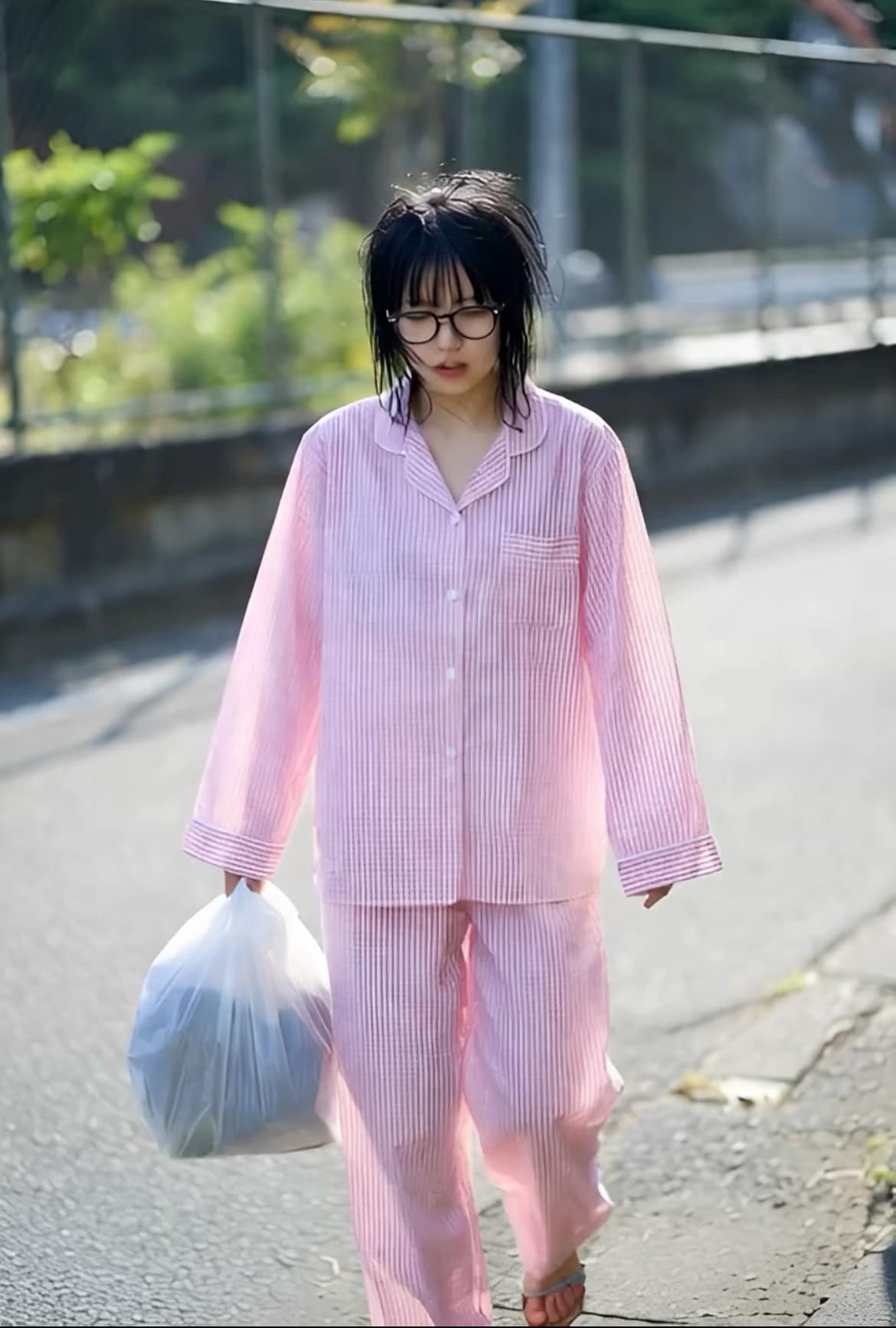 パジャマの女の子