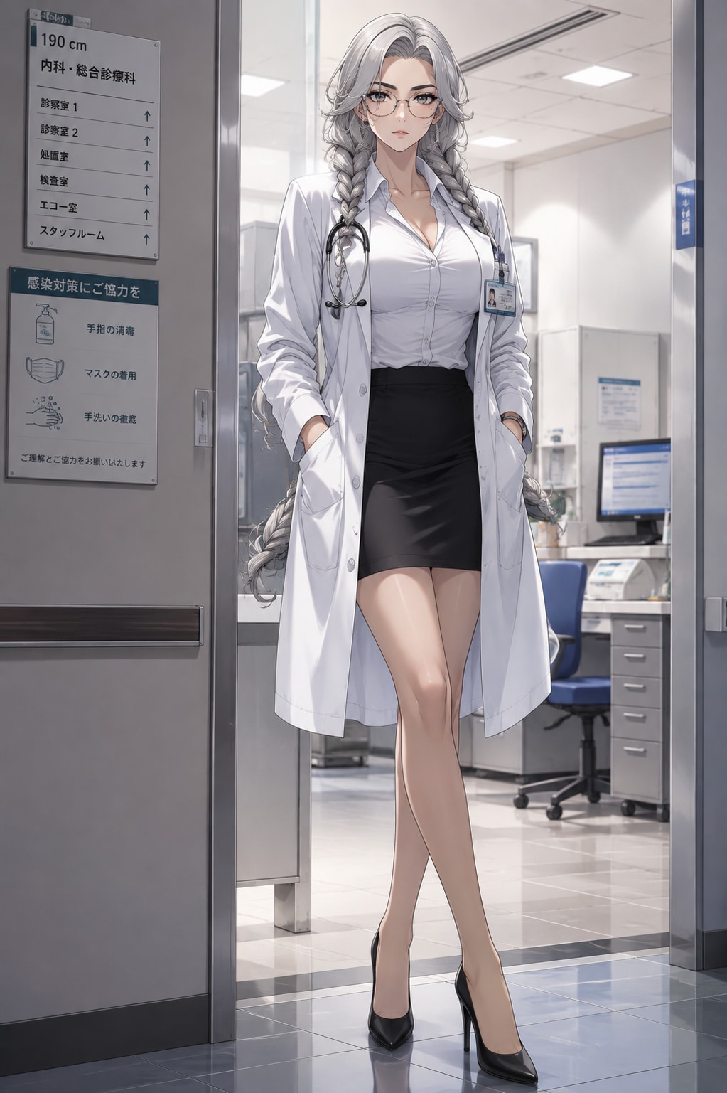 今日令和8年8月25日火曜日女医 | の人気AIイラスト・グラビア