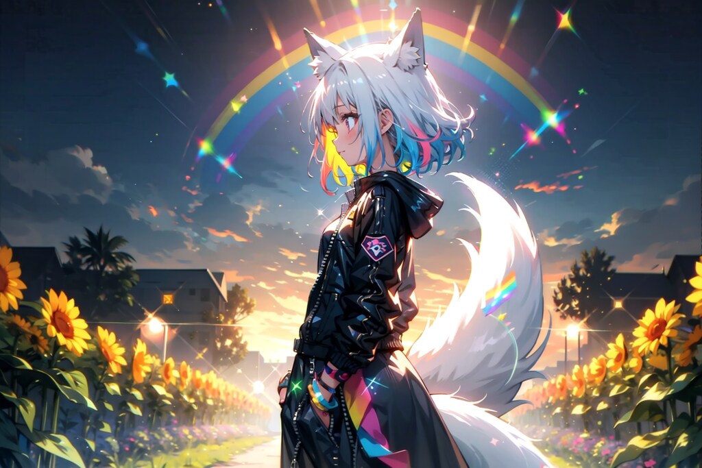 横を向いてる女の子