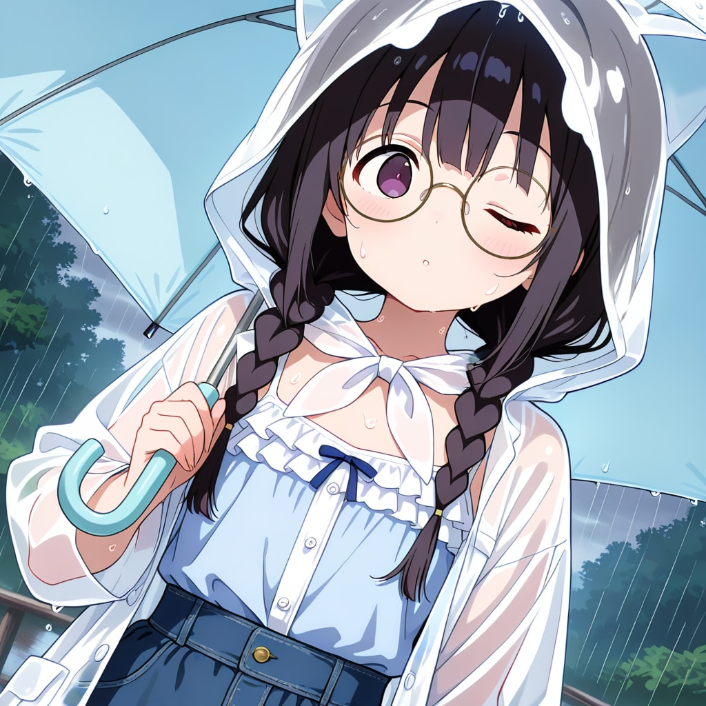 丸子・雨の日