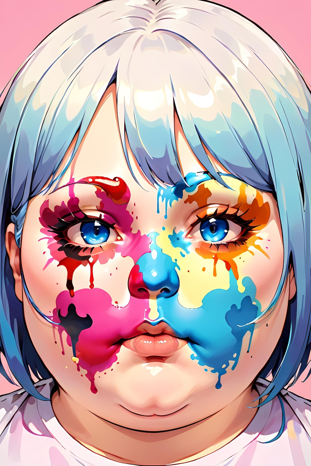 アートなフェイスペイント