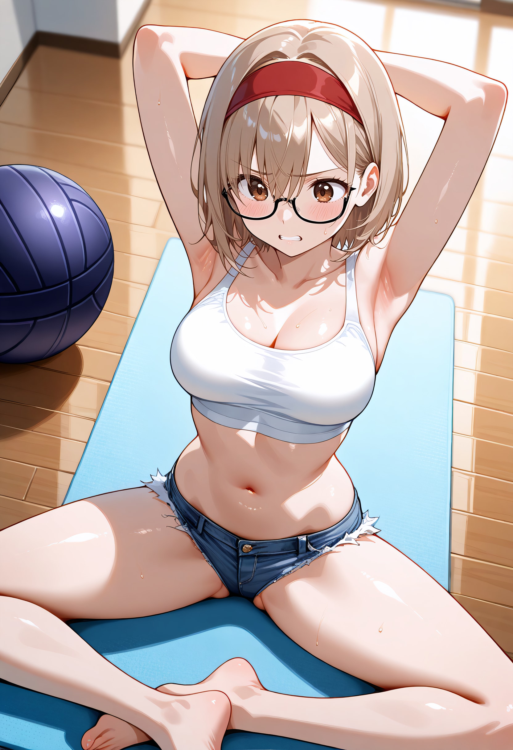【今日の腹筋】のばすだけなのにしんどい