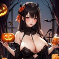 ハロウィンのセクシー美女 9枚目