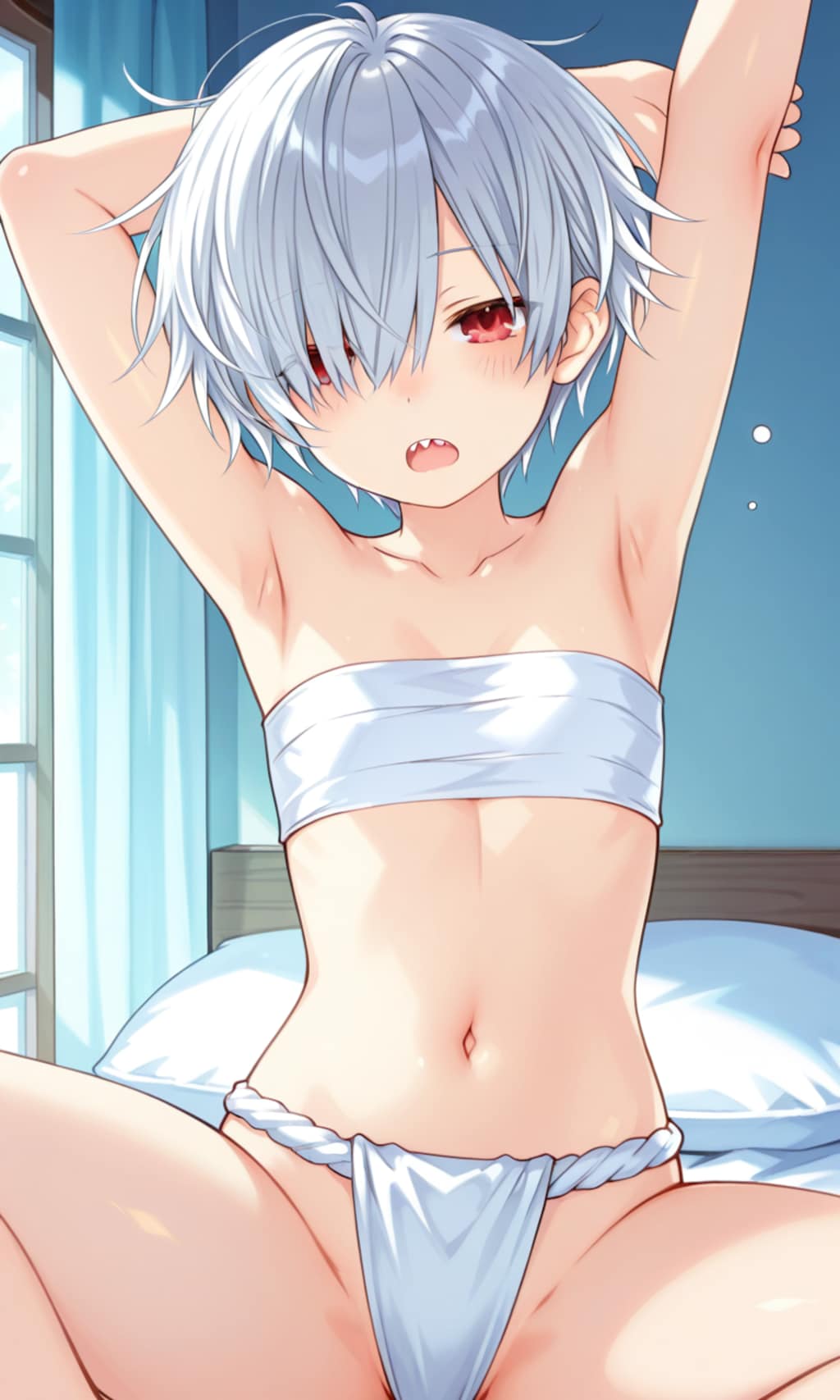 先輩くノ一の朝のルーティン