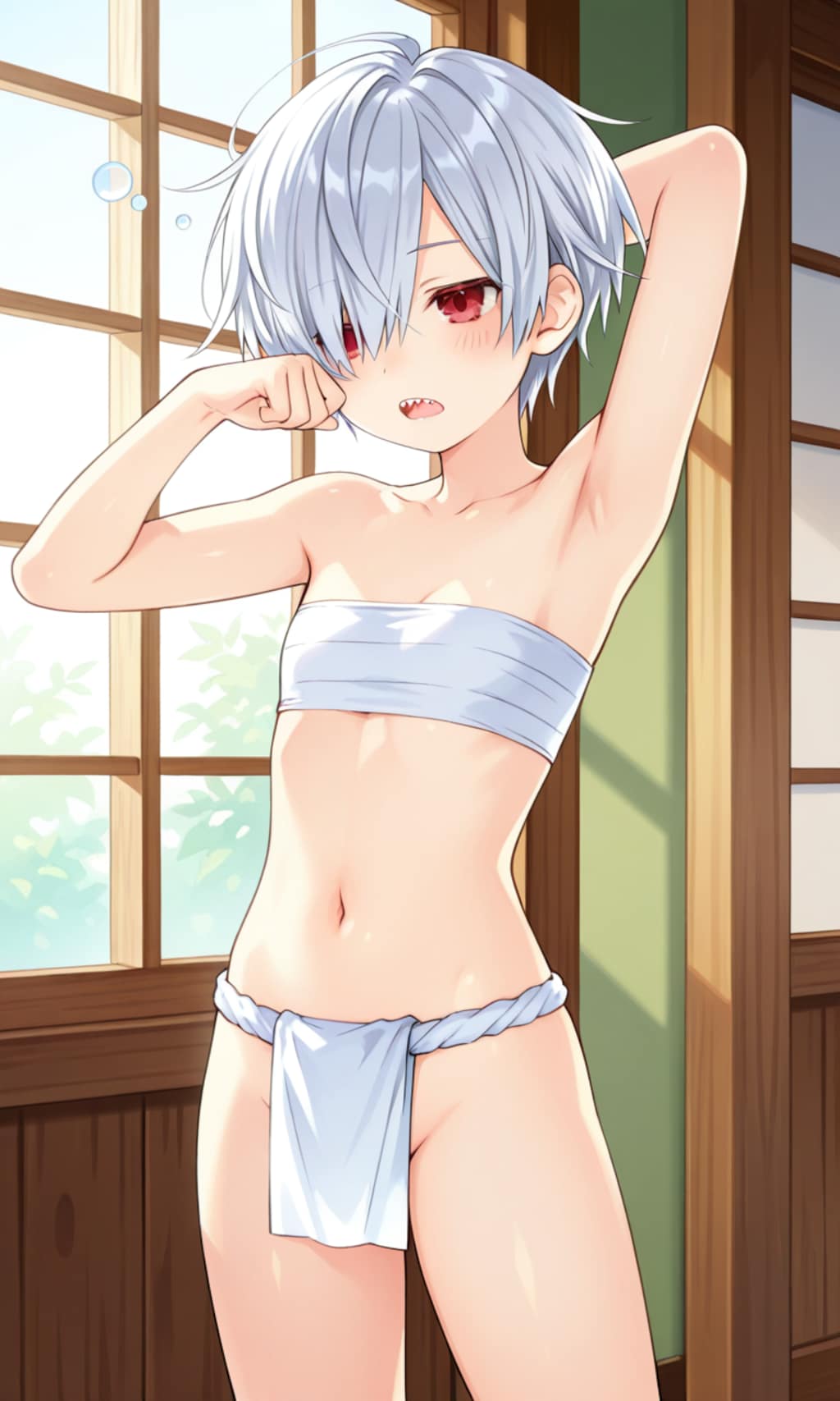 先輩くノ一の朝のルーティン