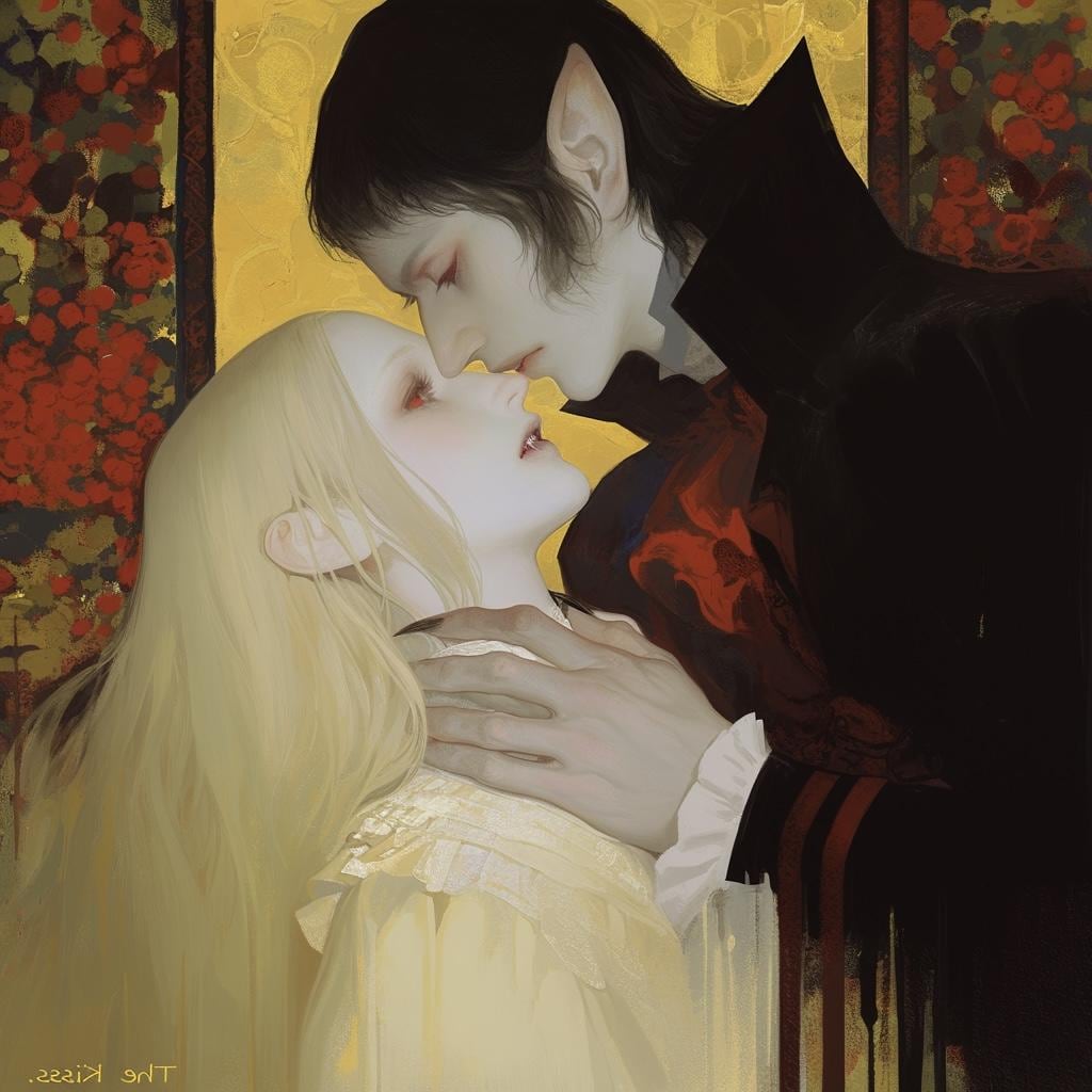 Kiss ( dedicated to Klimt )