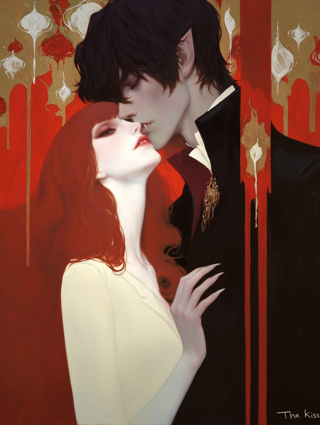 Kiss ( dedicated to Klimt )