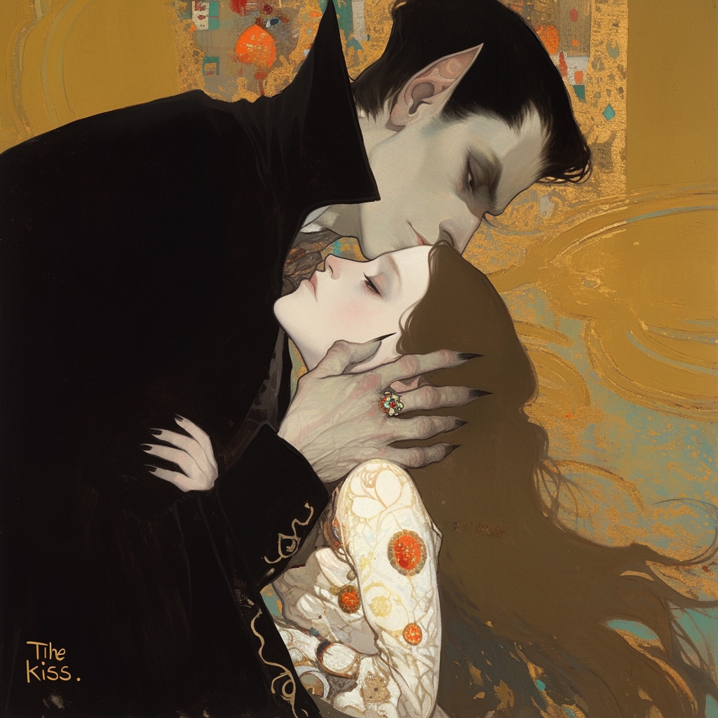Kiss ( dedicated to Klimt )