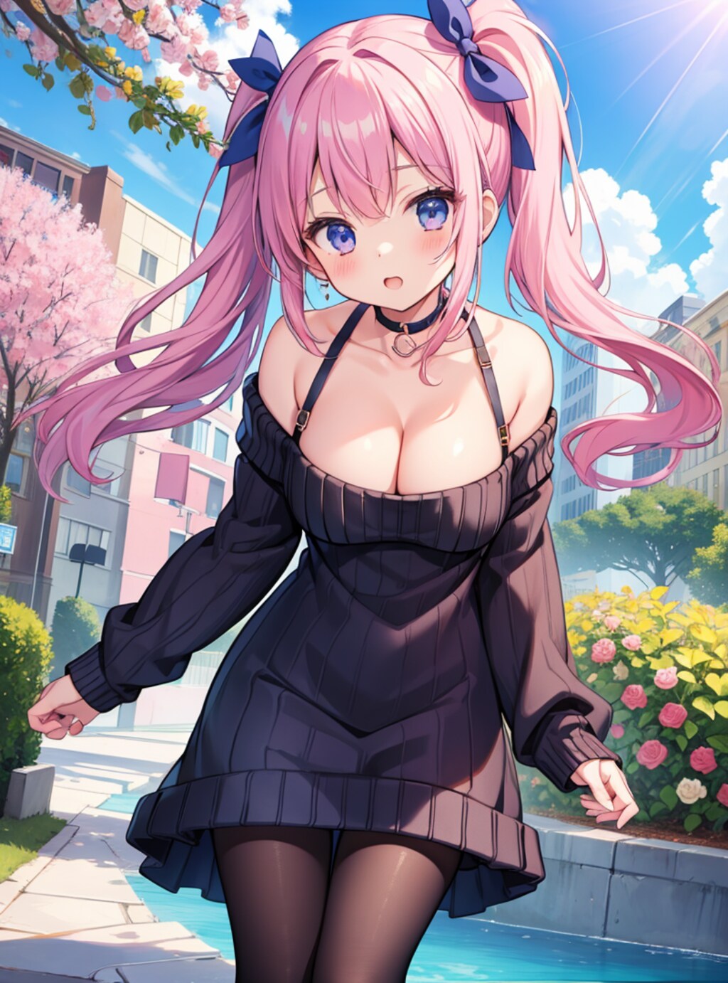 肩だしニット　その５