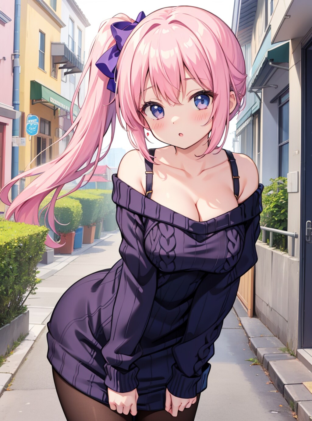 肩だしニット　その５