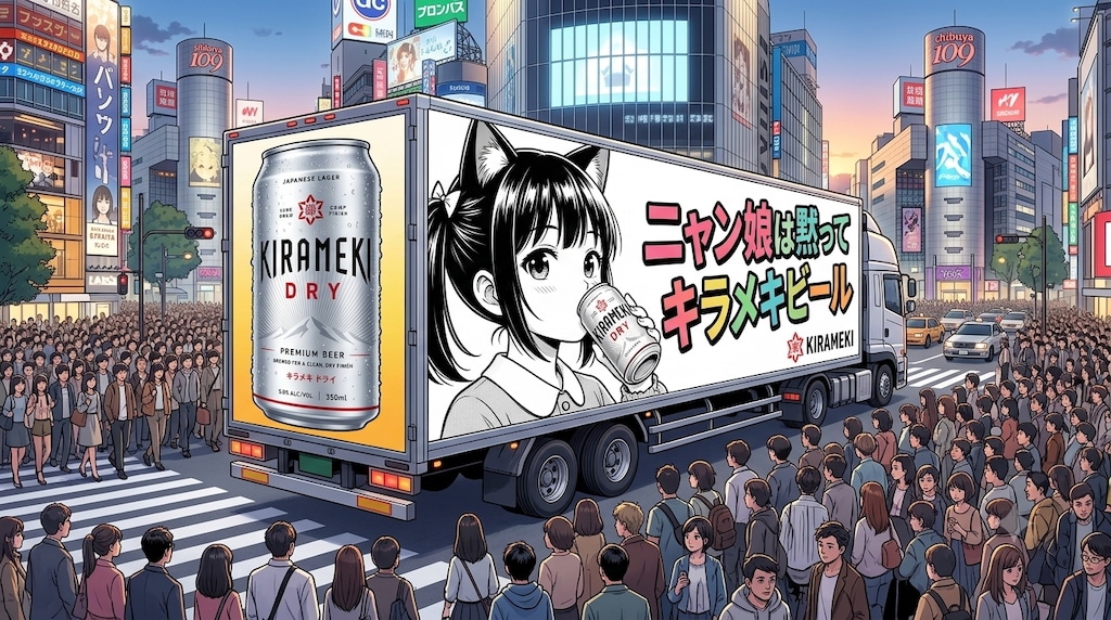 ニャン娘は黙ってキラメキビール