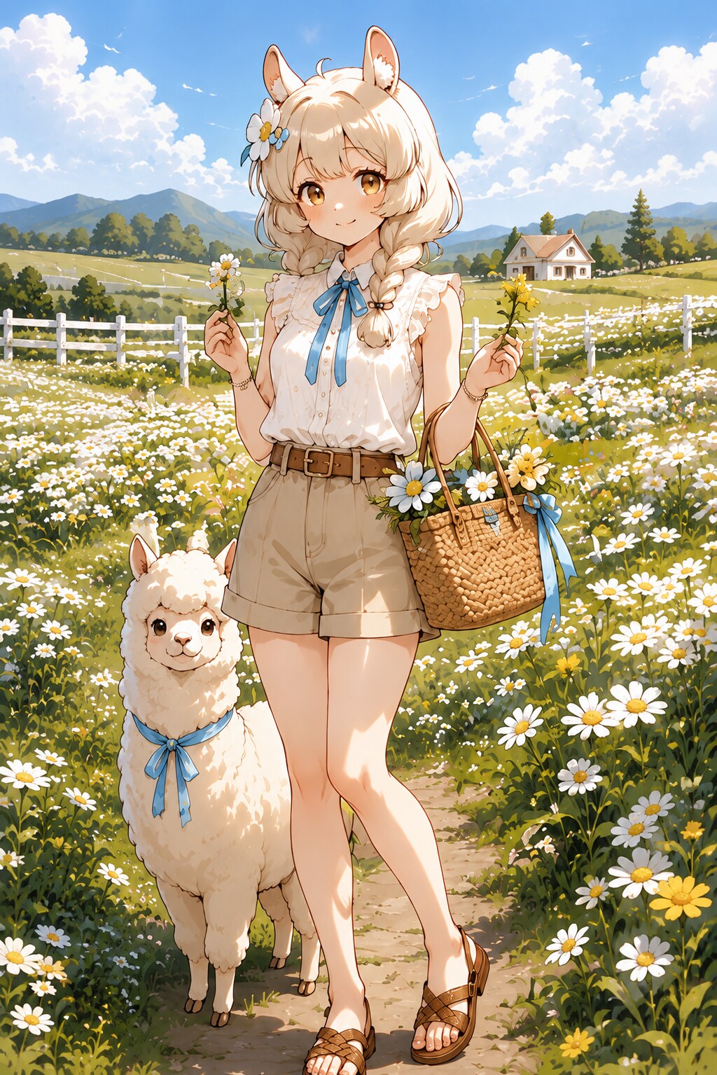 アルパカちゃん夏のコーディネート②