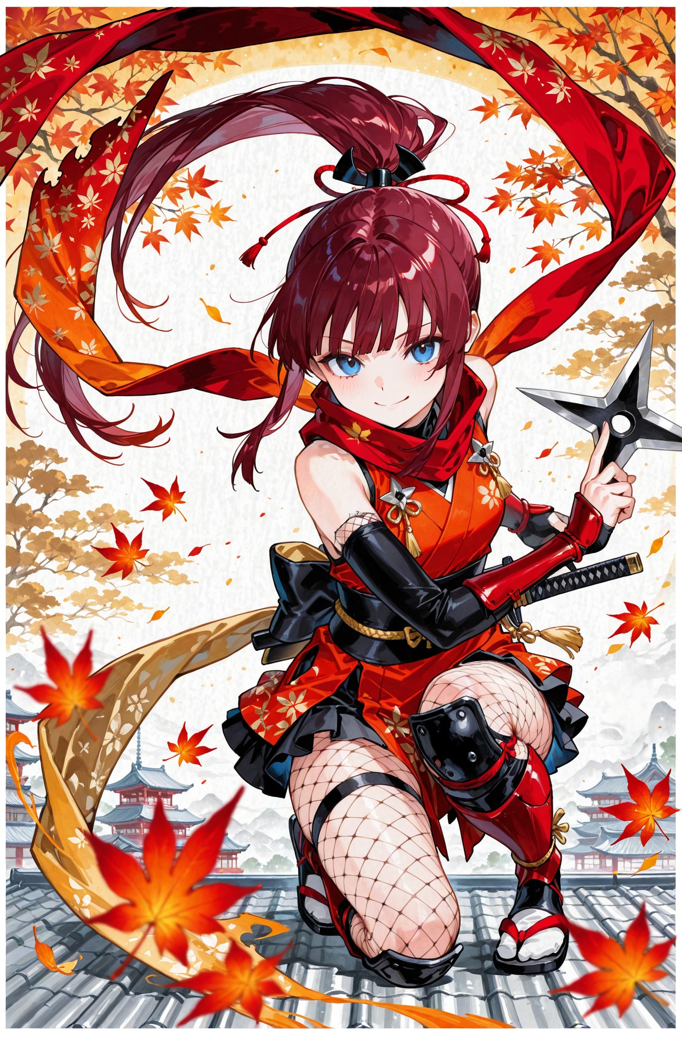紅の影 | の人気AIイラスト・グラビア