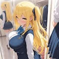 何みてるんですかぁ？/// 2枚目