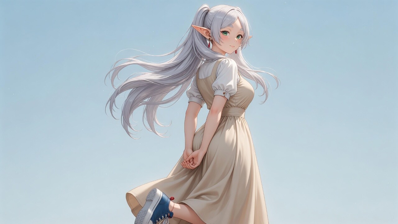 フリーレンさん、おしゃれする