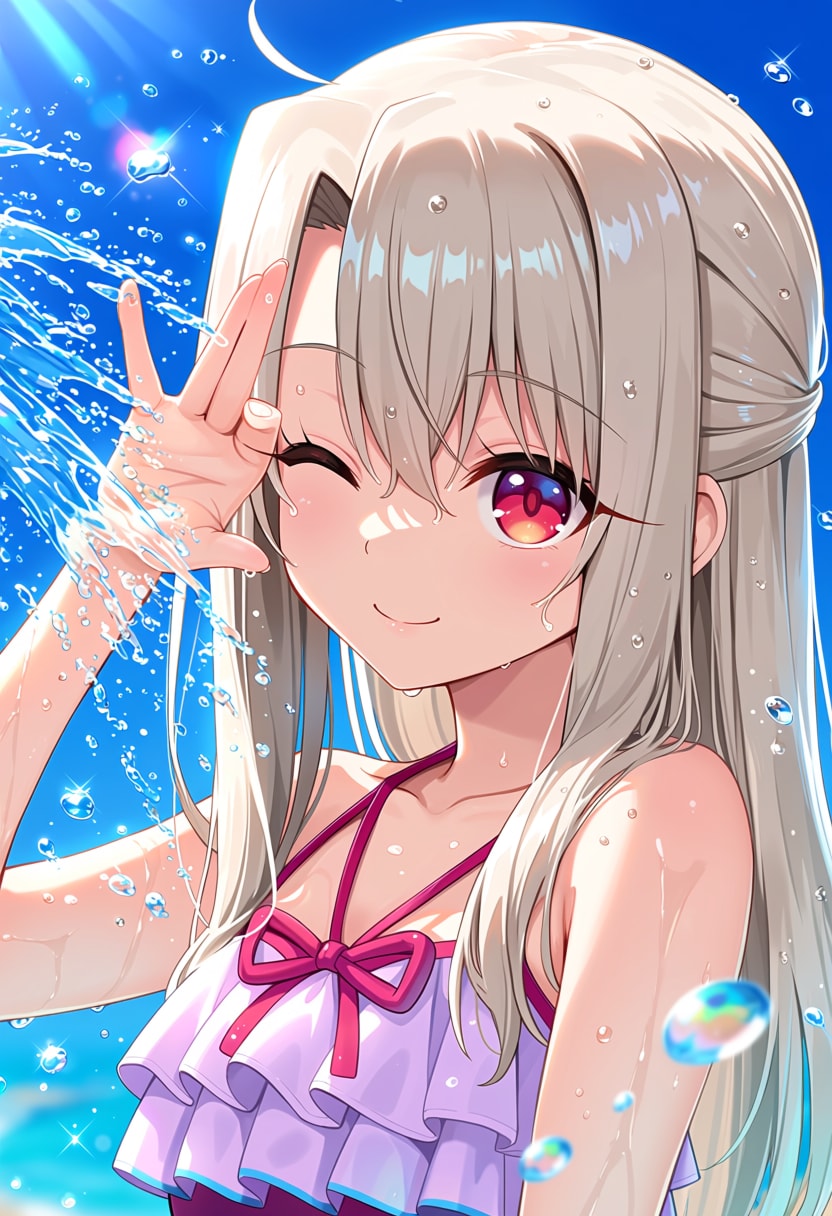 きらめく夏の雫