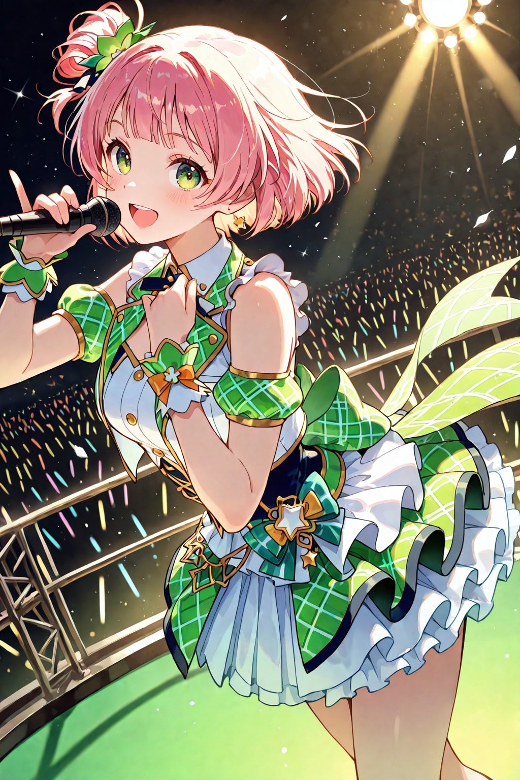 メンバーカラー緑。