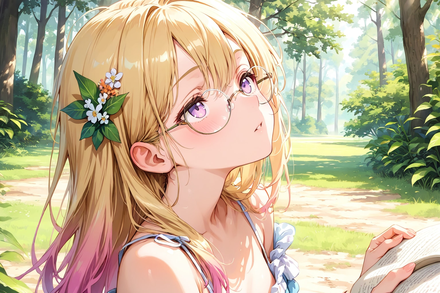 朝涼しいうちに