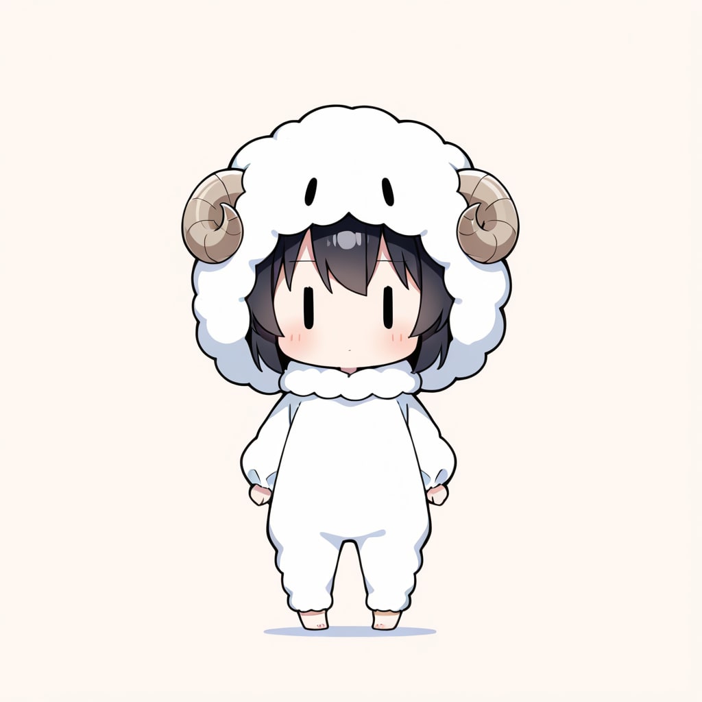 着ぐるみ着せ替え（ひつじ）