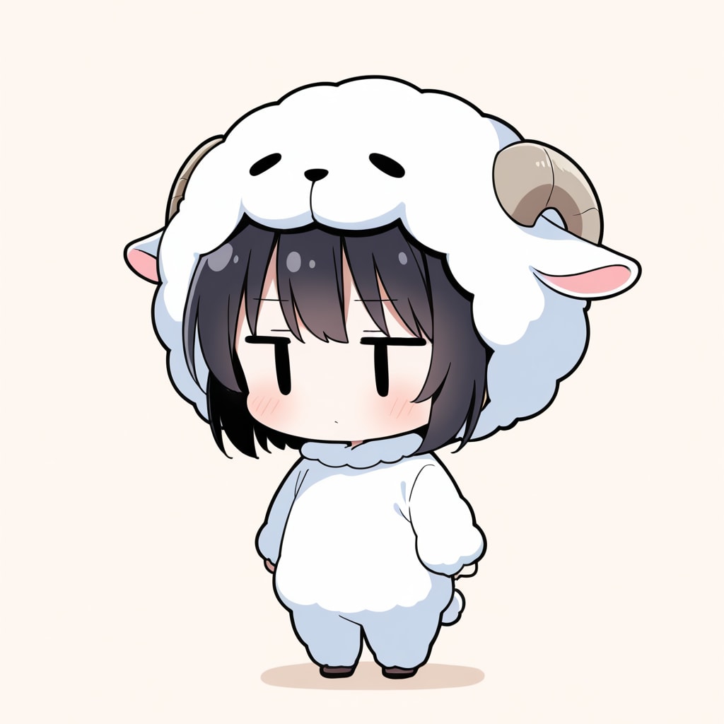 着ぐるみ着せ替え（ひつじ）
