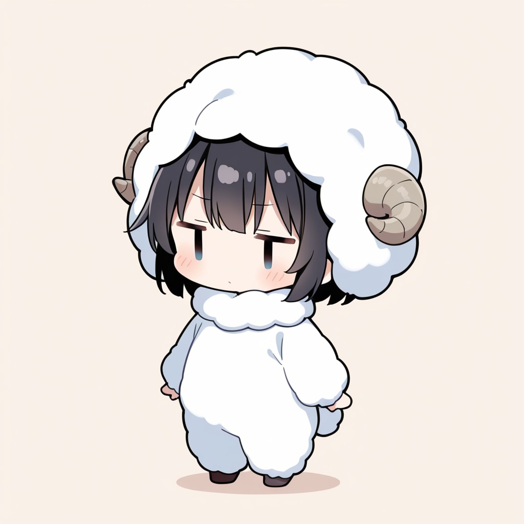 着ぐるみ着せ替え（ひつじ）
