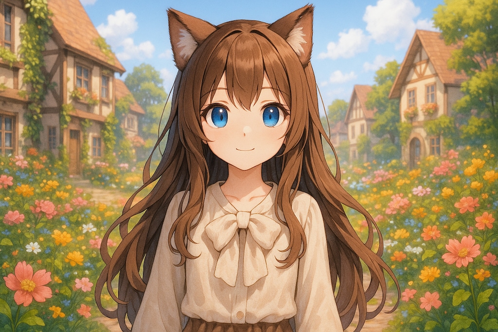 絶望と希望の小さな女の子