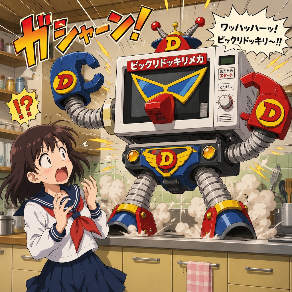 電子レンジがトランスフォーム