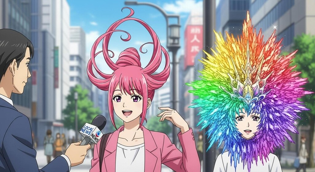 髪型がもっとすごい人が来た