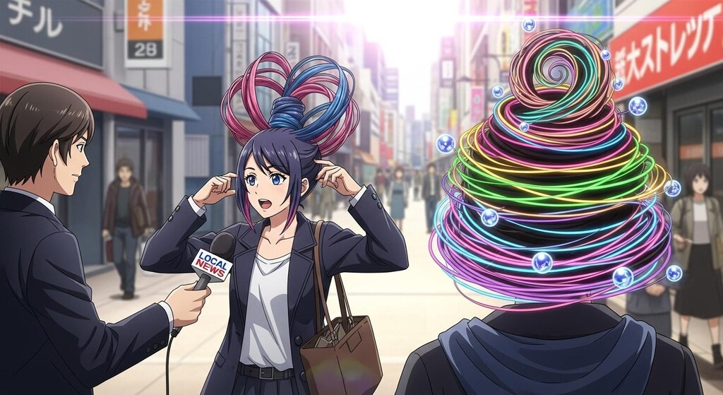 髪型がもっとすごい人が来た