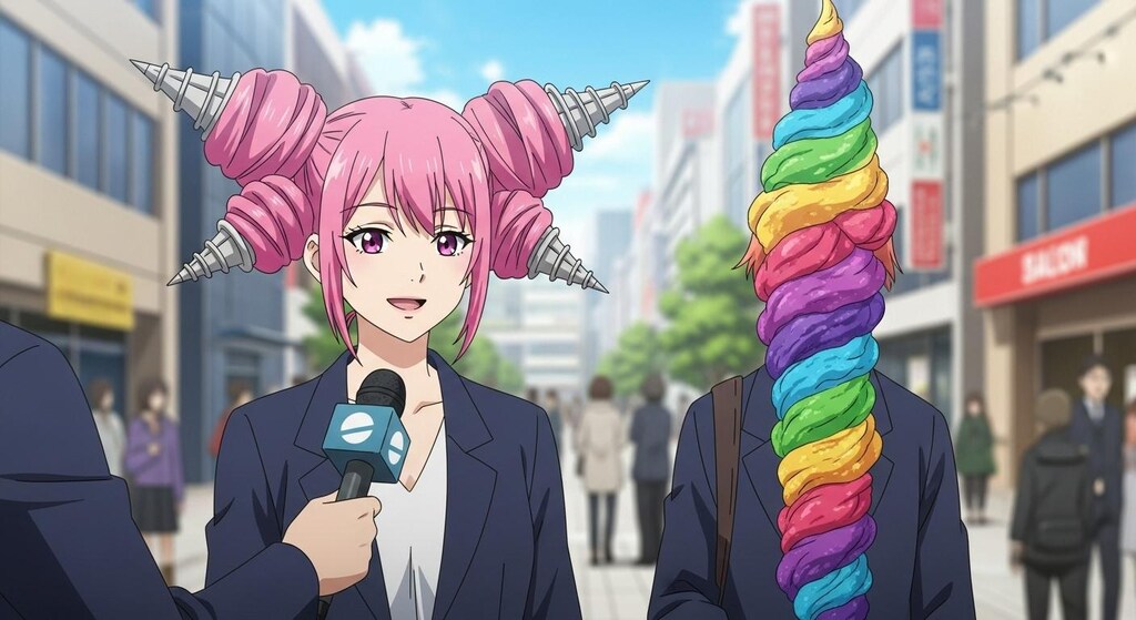 髪型がもっとすごい人が来た